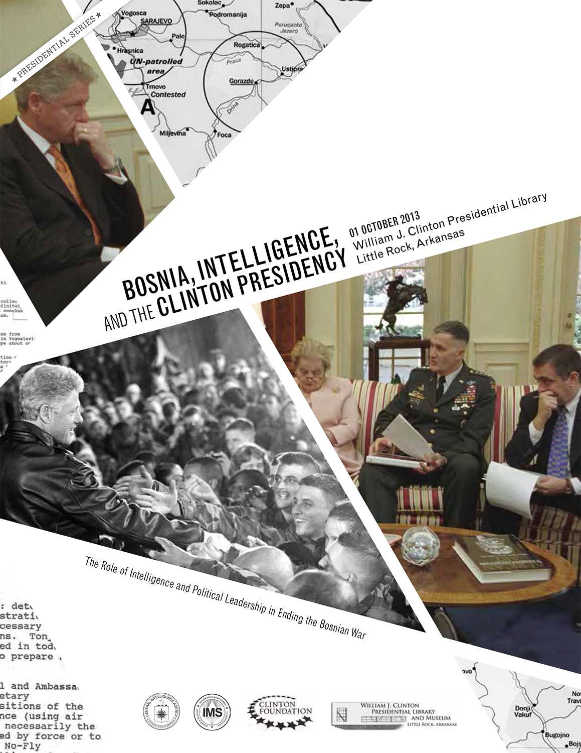 Cover page for Bosnia, Intelligence, and the Clinton Presidency